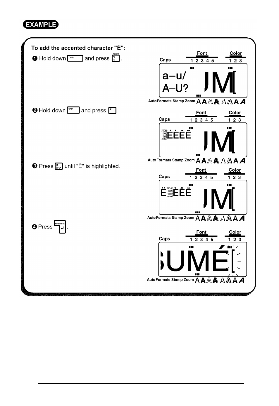 Brother P-touch 550 User Manual | Page 83 / 210