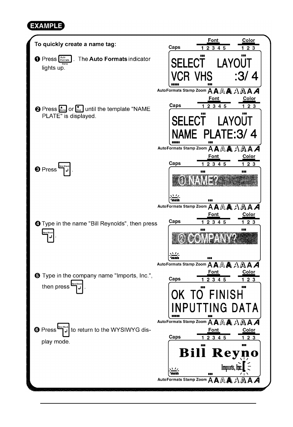 Brother P-touch 550 User Manual | Page 93 / 210