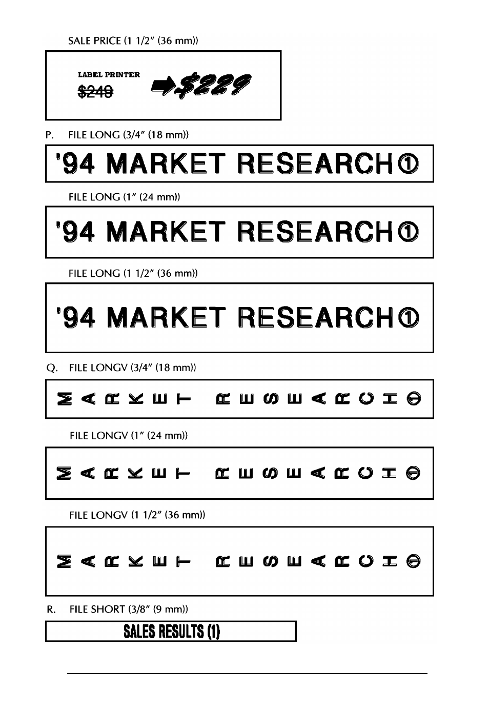 Brother P-touch 550 User Manual | Page 98 / 210