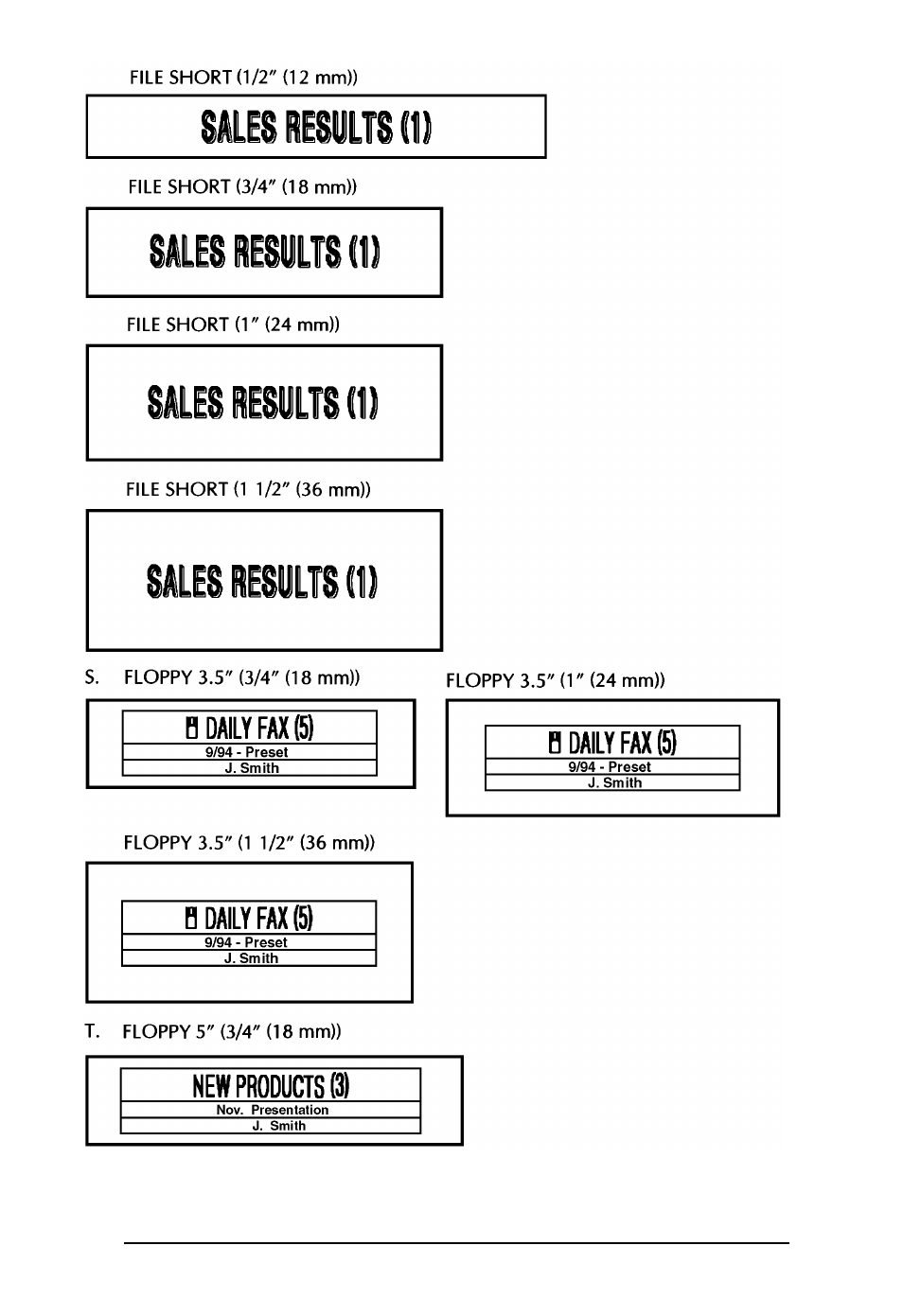 Brother P-touch 550 User Manual | Page 99 / 210