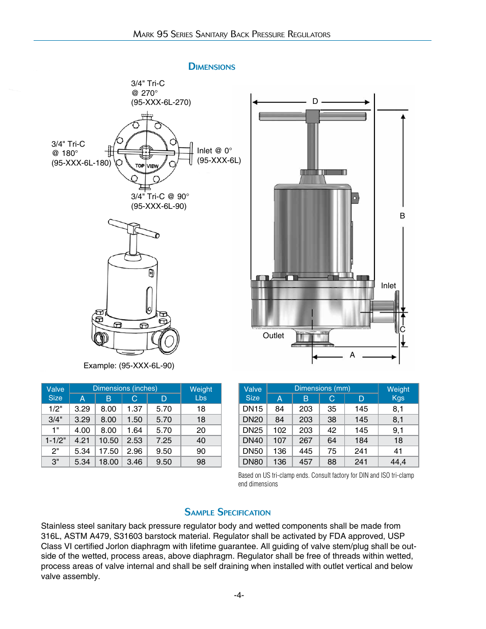 Steriflow Mark 95 Series User Manual | Page 4 / 6