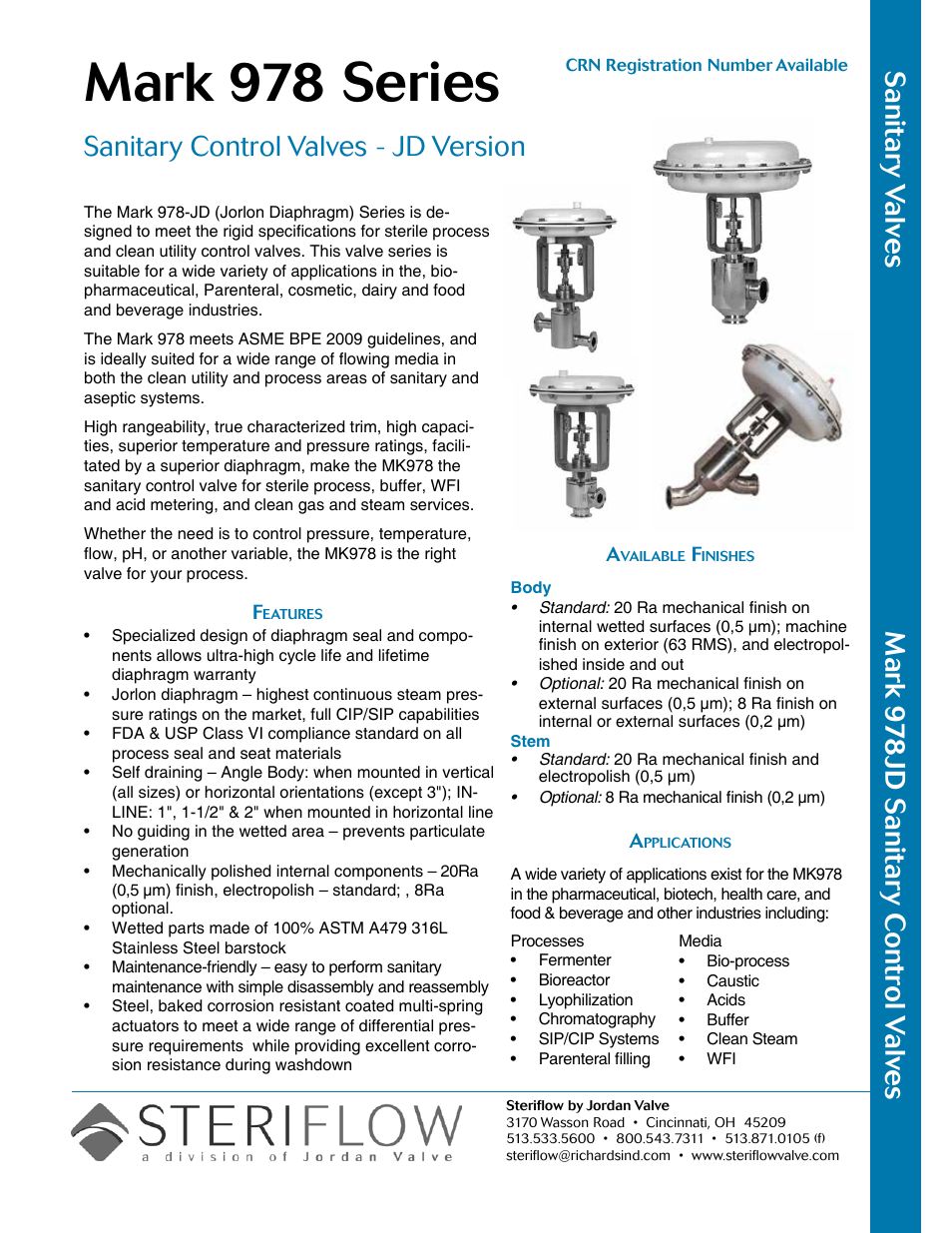 Steriflow Mark 978INLINE Series User Manual | 14 pages