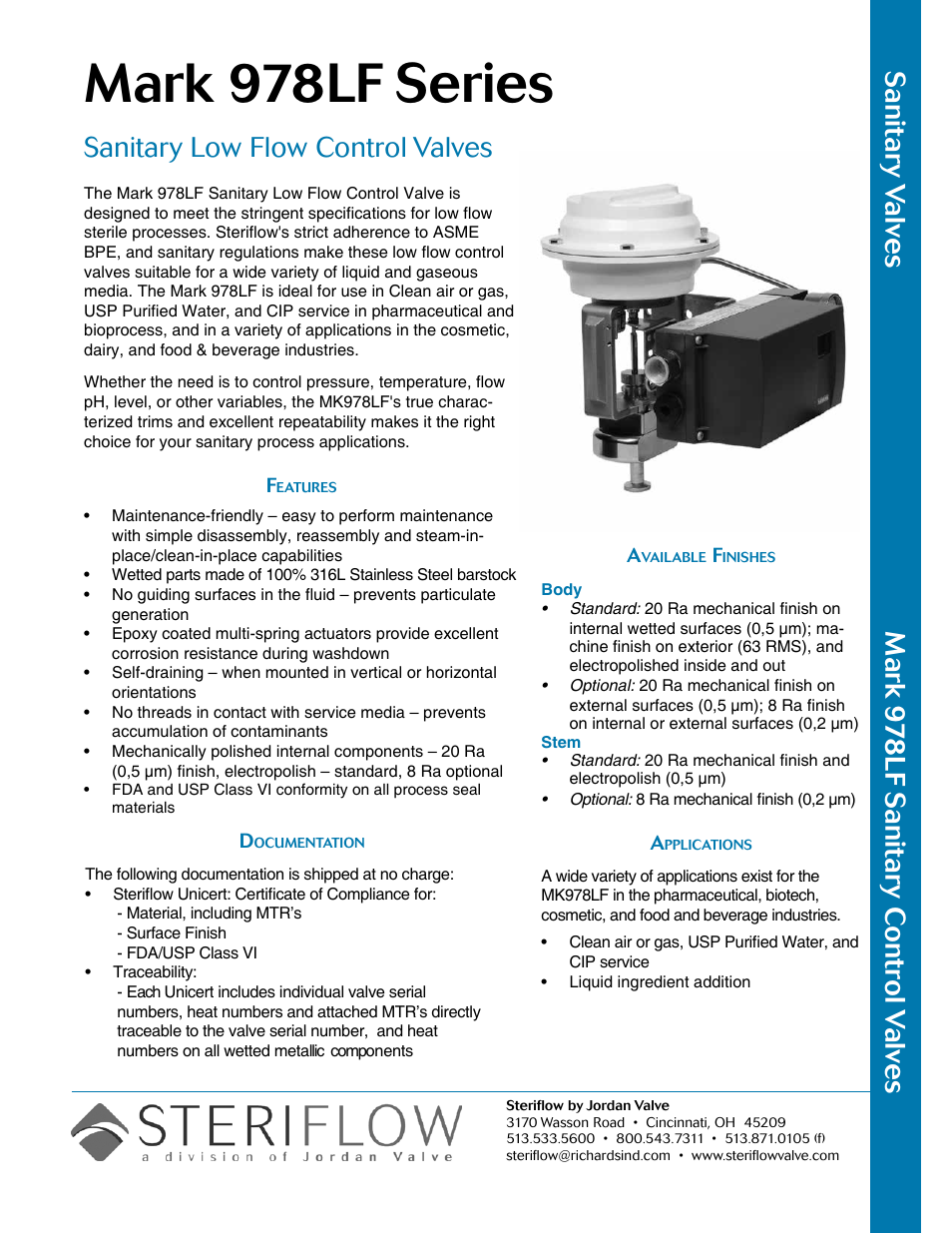 Steriflow Mark 978LF Series User Manual | 5 pages