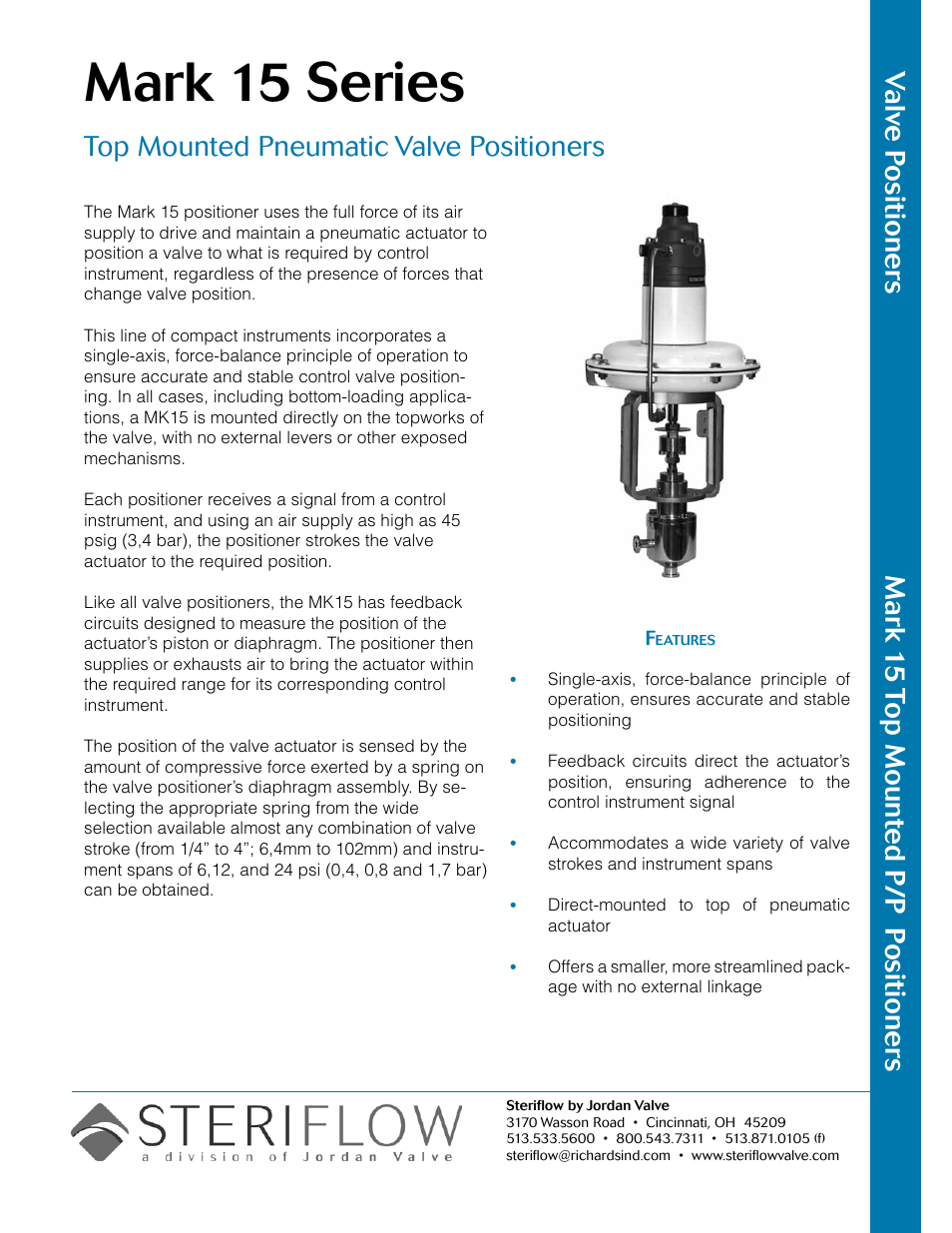 Steriflow Mark 15 Series User Manual | 2 pages