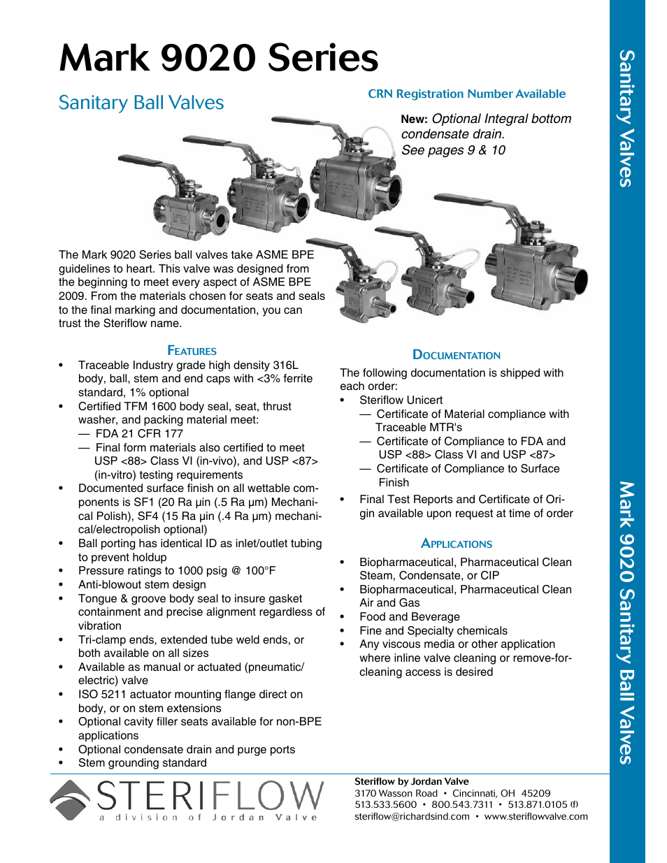 Steriflow Mark 9020 Series User Manual | 15 pages