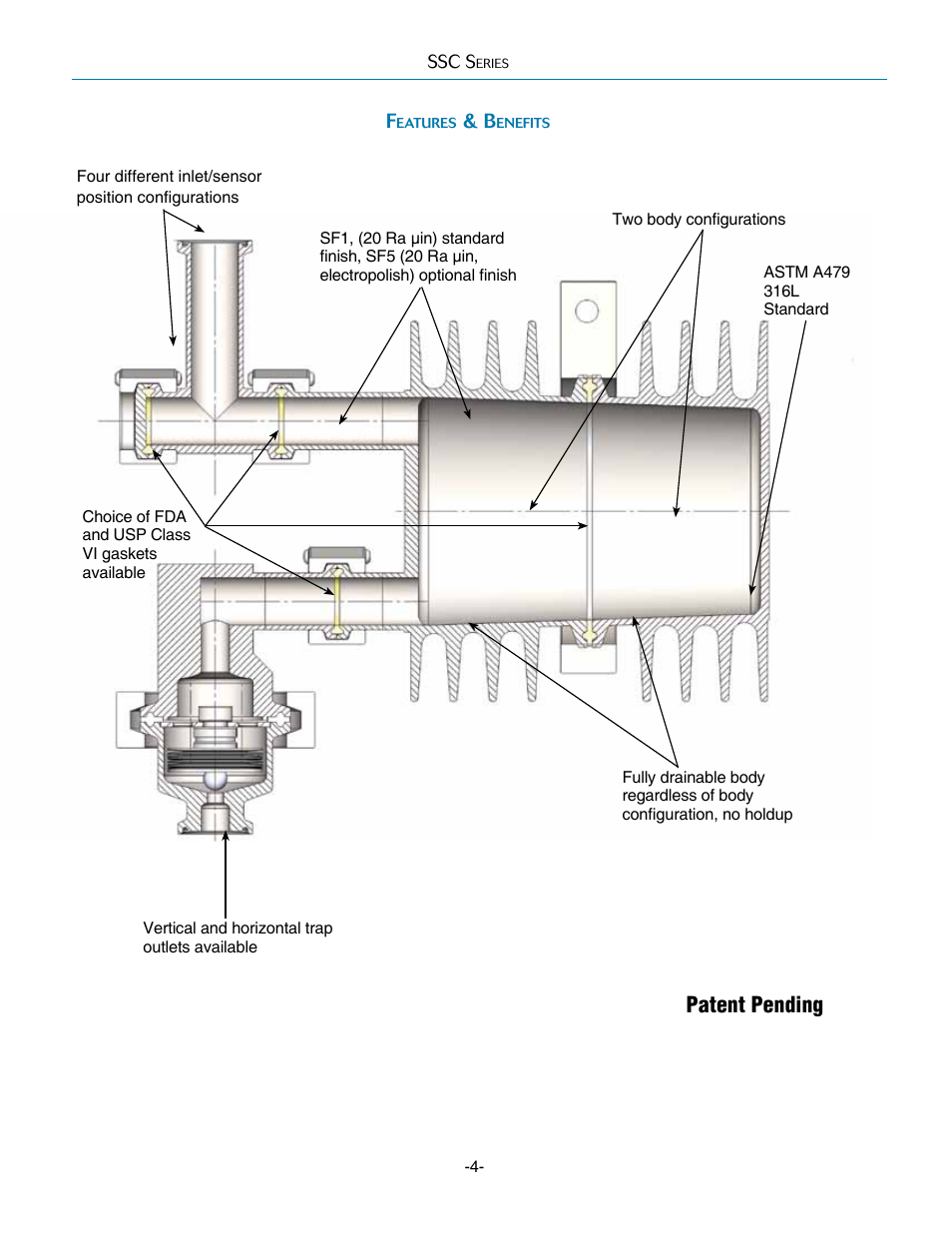 Patent pending | Steriflow SSC Series User Manual | Page 4 / 8