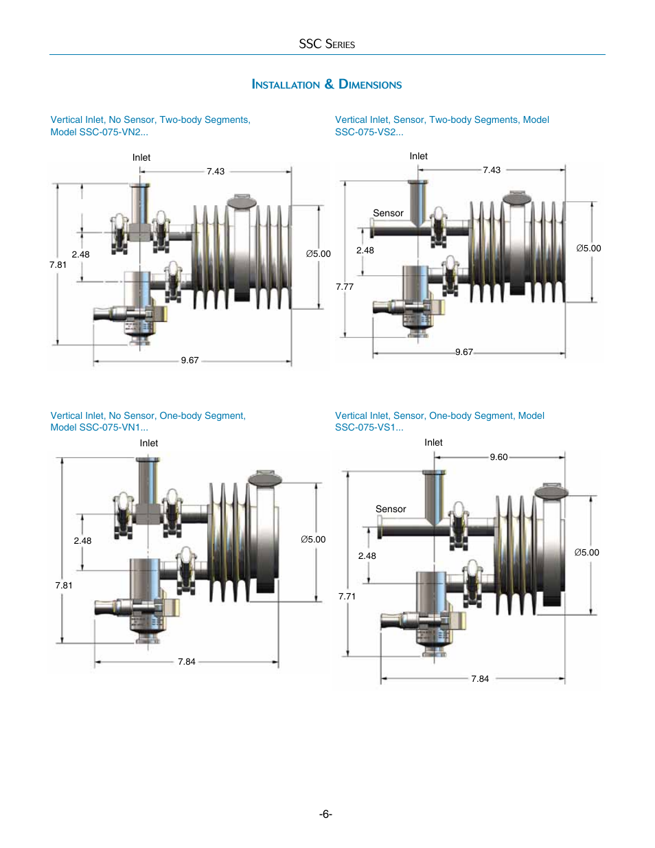 Ssc s | Steriflow SSC Series User Manual | Page 6 / 8