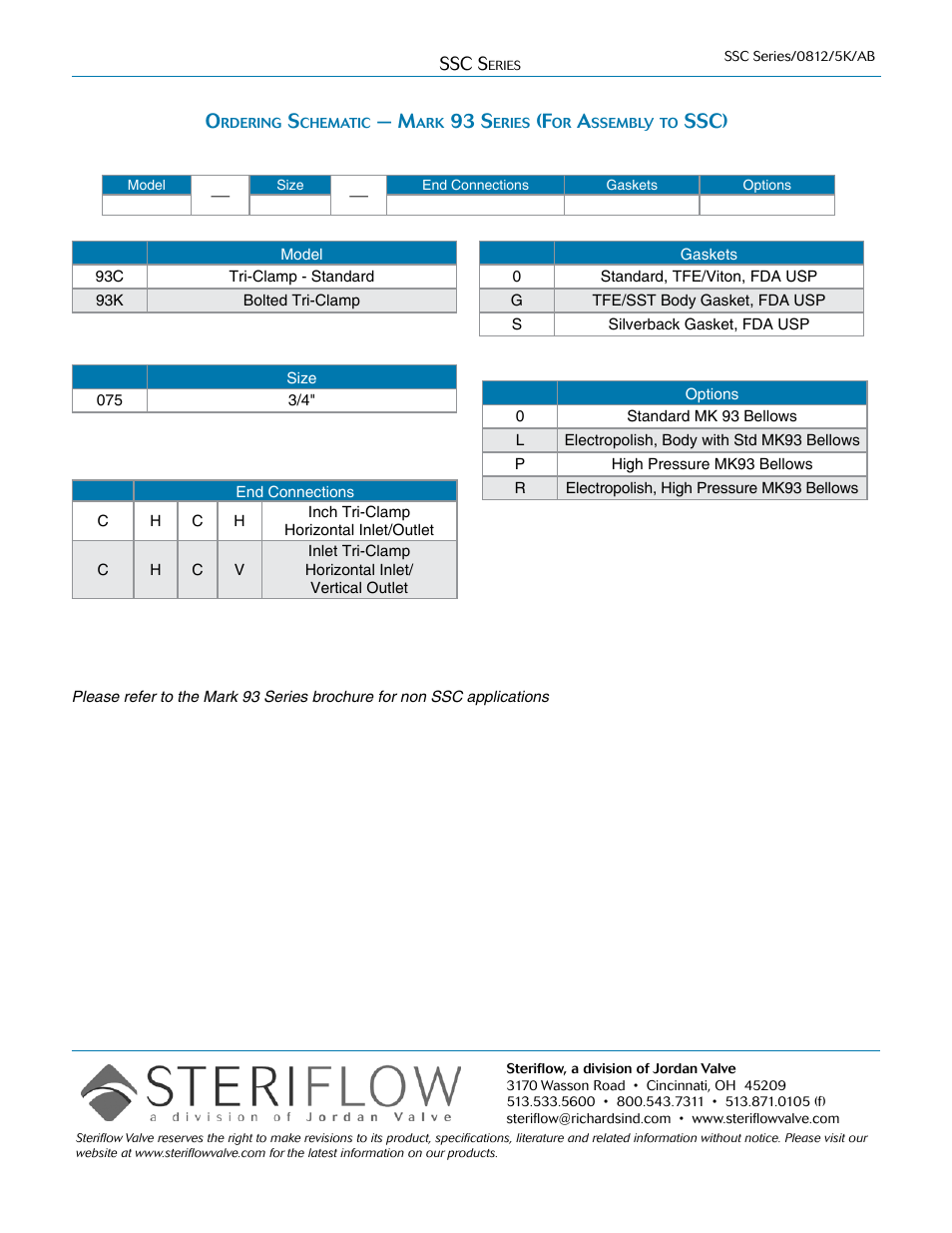 93 s, Ssc) | Steriflow SSC Series User Manual | Page 8 / 8