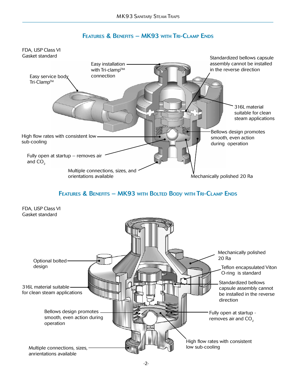 Mk93 | Steriflow Mark 93 Series User Manual | Page 2 / 9