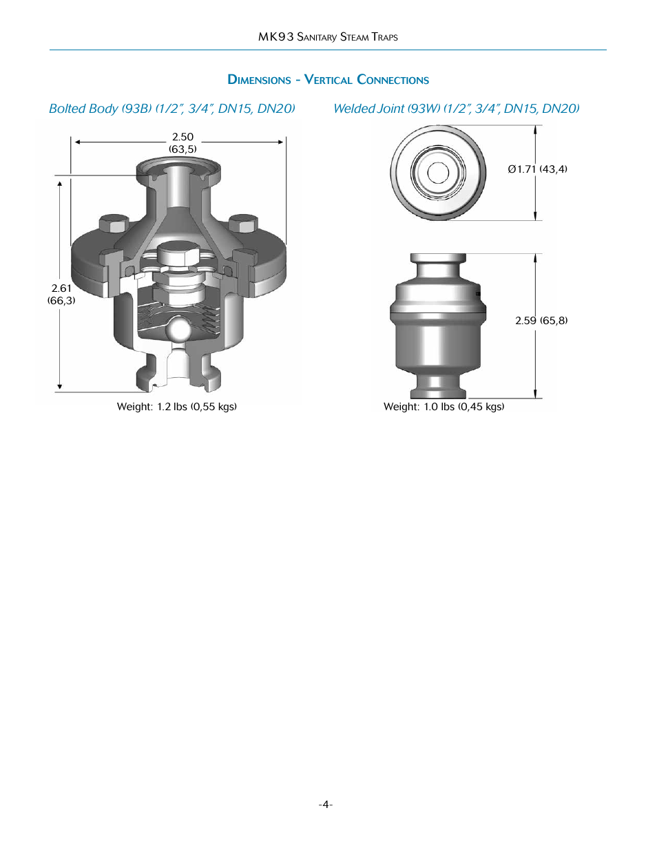 Steriflow Mark 93 Series User Manual | Page 4 / 9