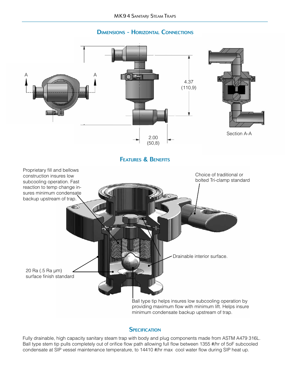 Steriflow Mark 94 Series User Manual | Page 3 / 4