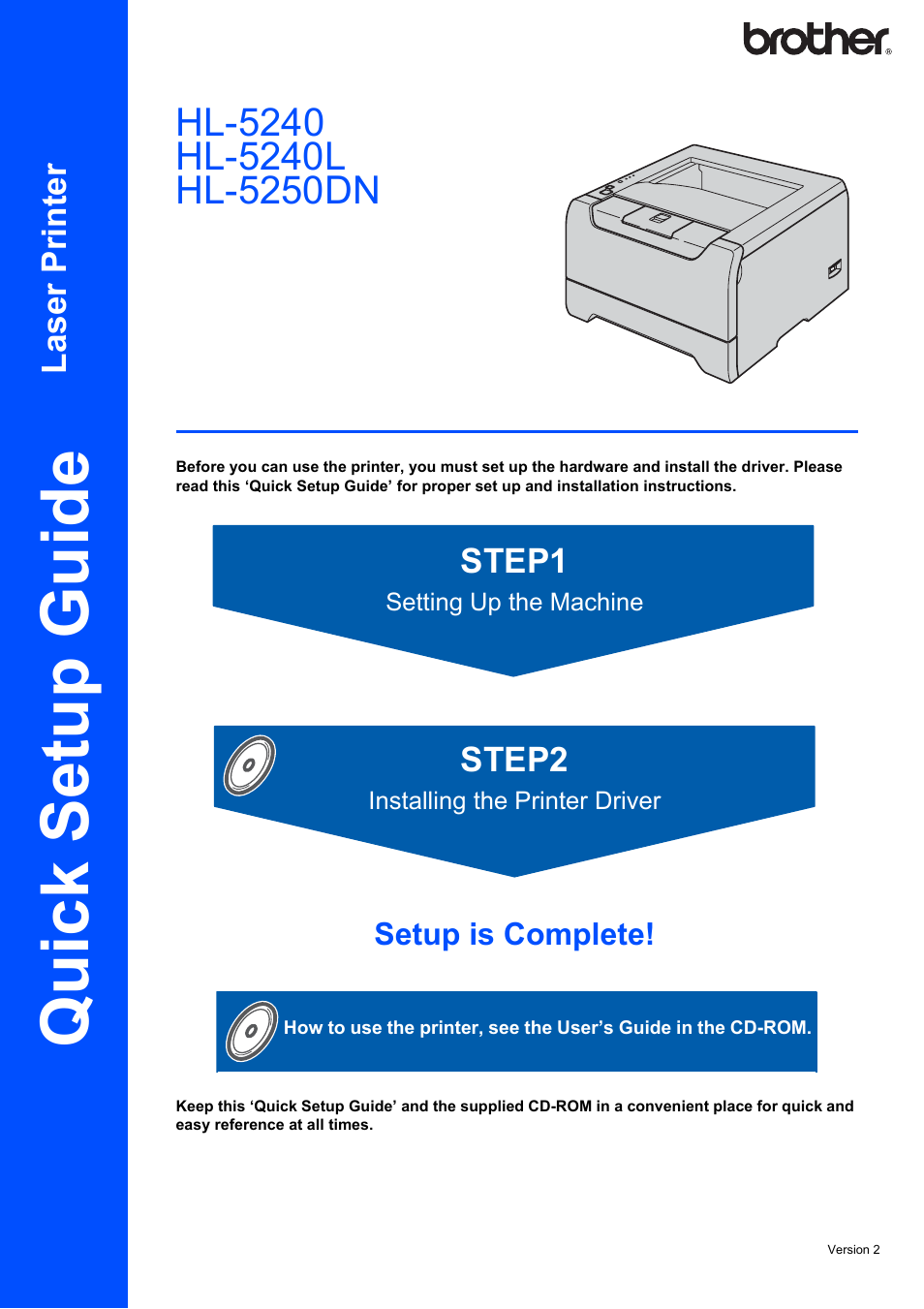Brother HL-5240L User Manual | 34 pages