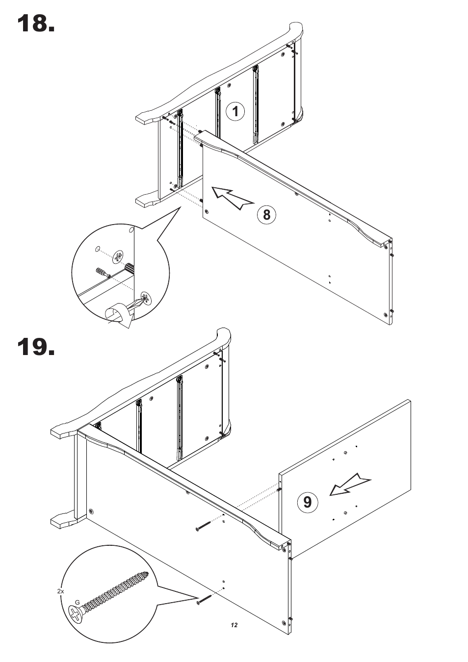 Storkcraft Aspen Combo Dresser User Manual | Page 13 / 20