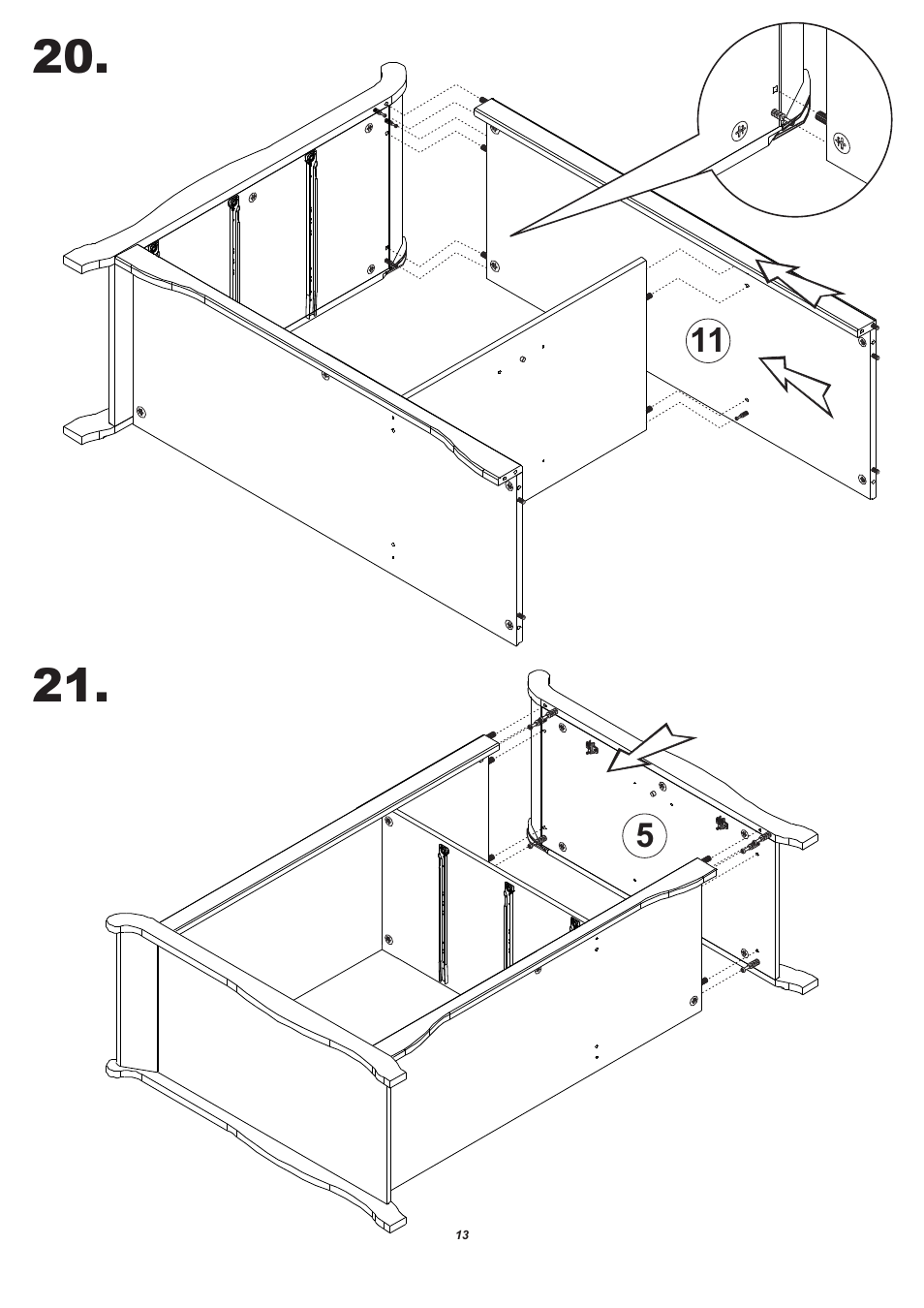 Storkcraft Aspen Combo Dresser User Manual | Page 14 / 20