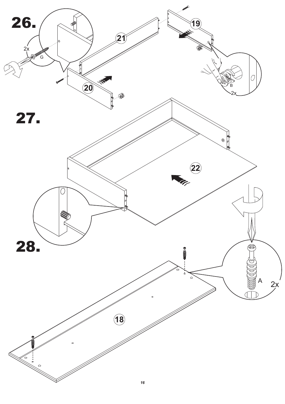 Storkcraft Aspen Combo Dresser User Manual | Page 17 / 20