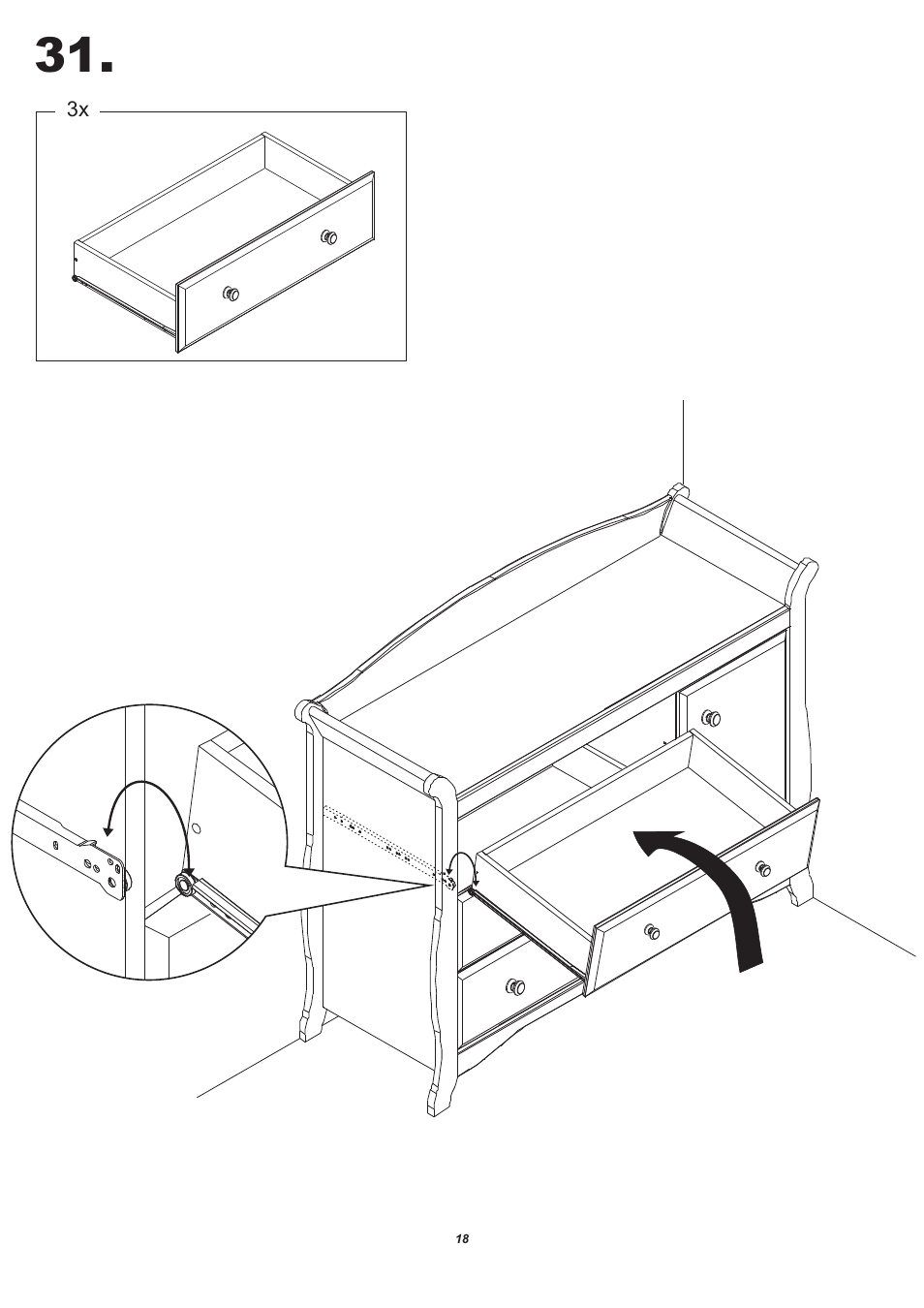 Storkcraft Aspen Combo Dresser User Manual | Page 19 / 20