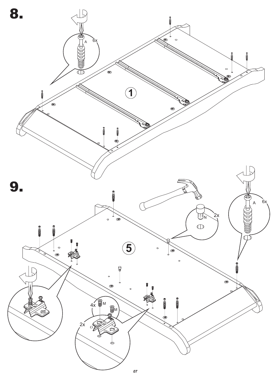 Storkcraft Aspen Combo Dresser User Manual | Page 8 / 20