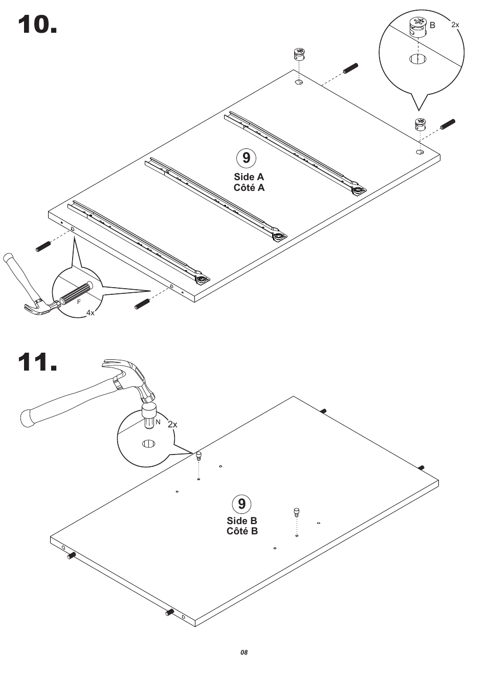 Storkcraft Aspen Combo Dresser User Manual | Page 9 / 20