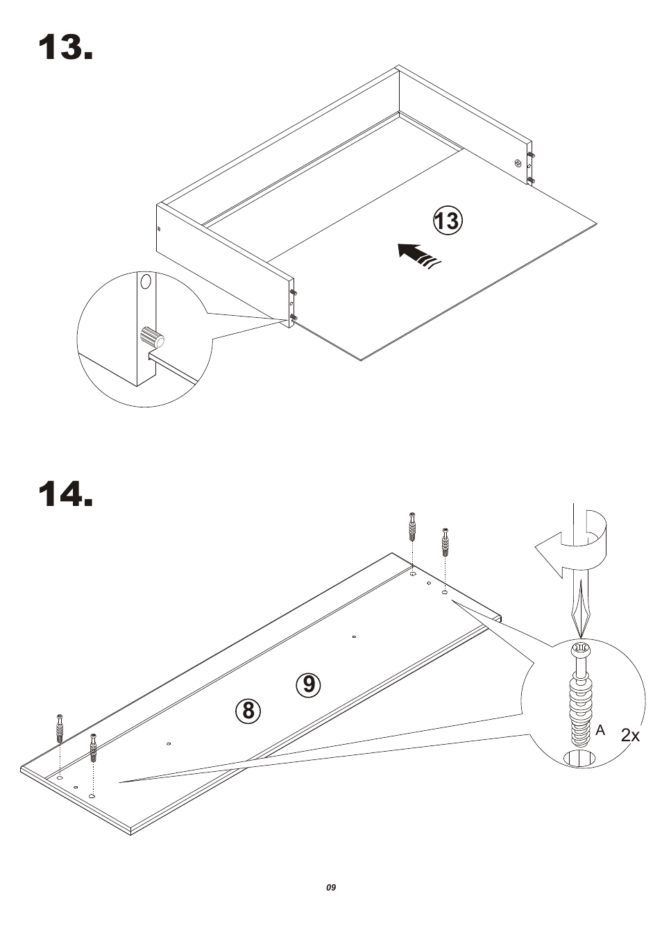 Storkcraft Beatrice 3 Drawer Chest User Manual | Page 10 / 13
