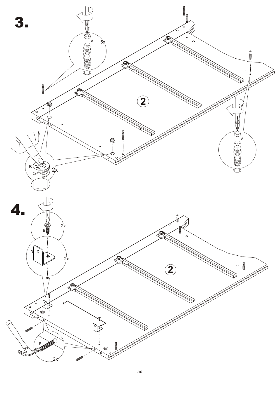 Storkcraft Beatrice 3 Drawer Chest User Manual | Page 5 / 13