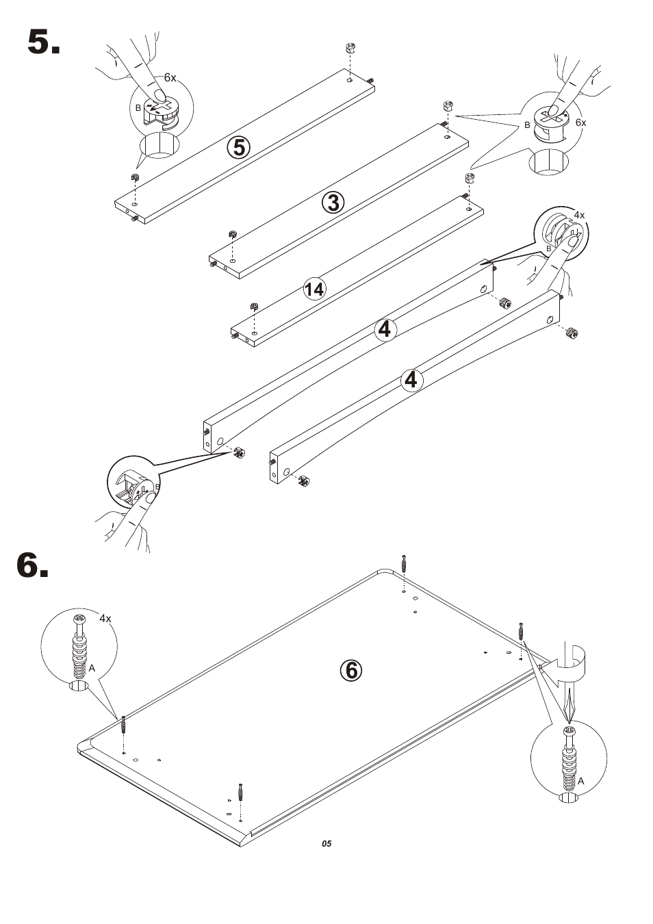 Storkcraft Beatrice 3 Drawer Chest User Manual | Page 6 / 13