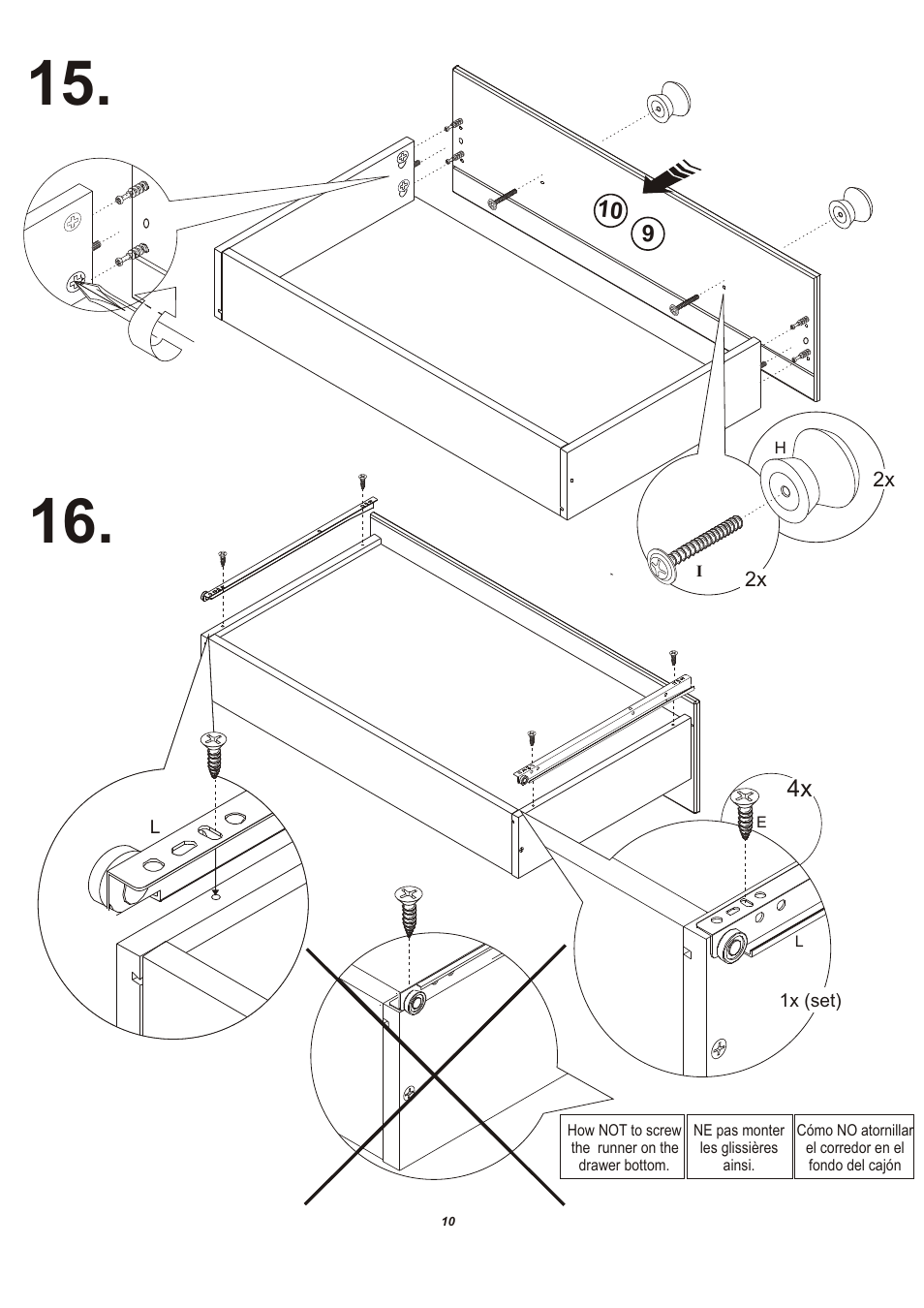 Storkcraft Beatrice 5 Drawer Chest User Manual | Page 11 / 13