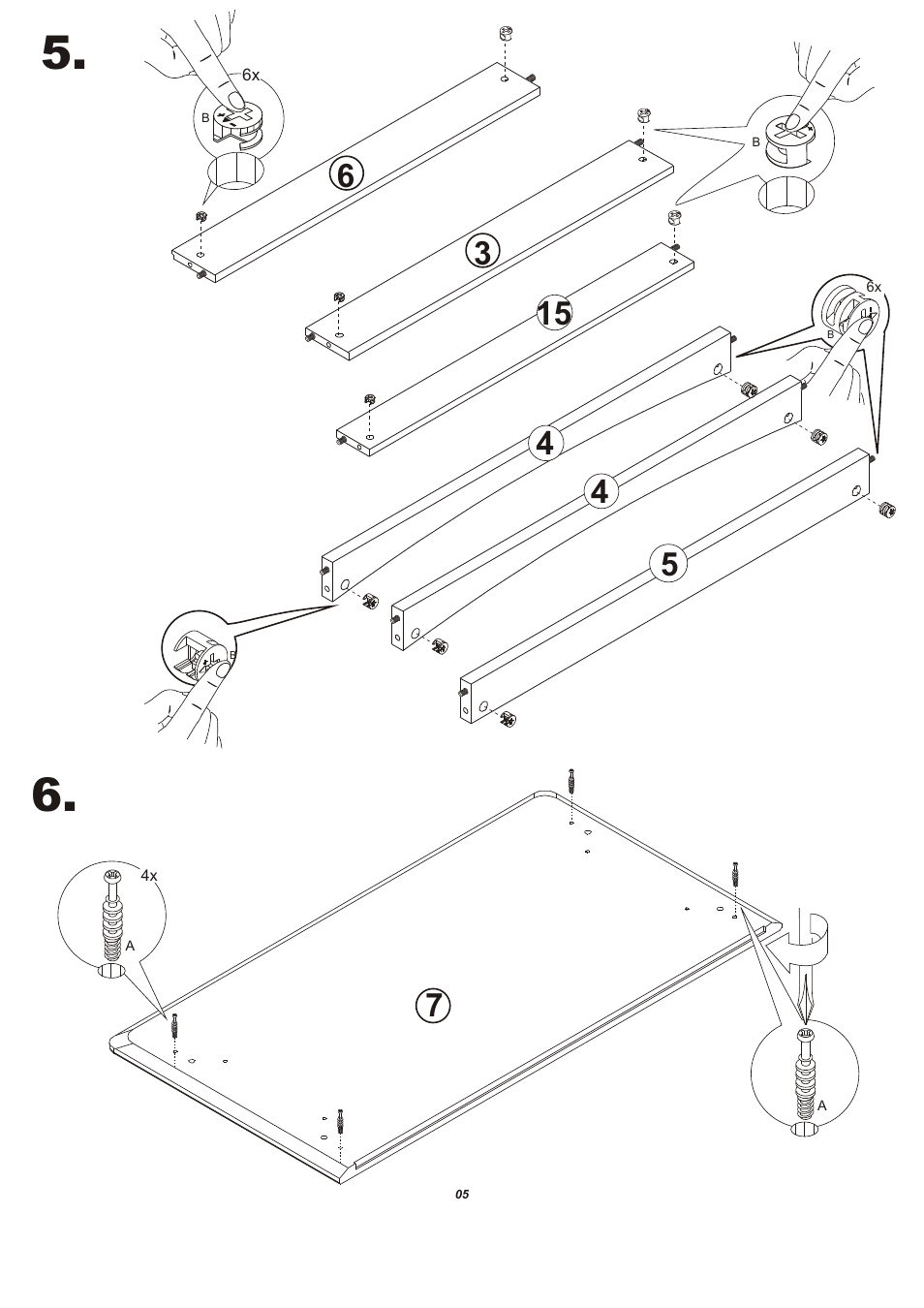 Storkcraft Beatrice 5 Drawer Chest User Manual | Page 6 / 13