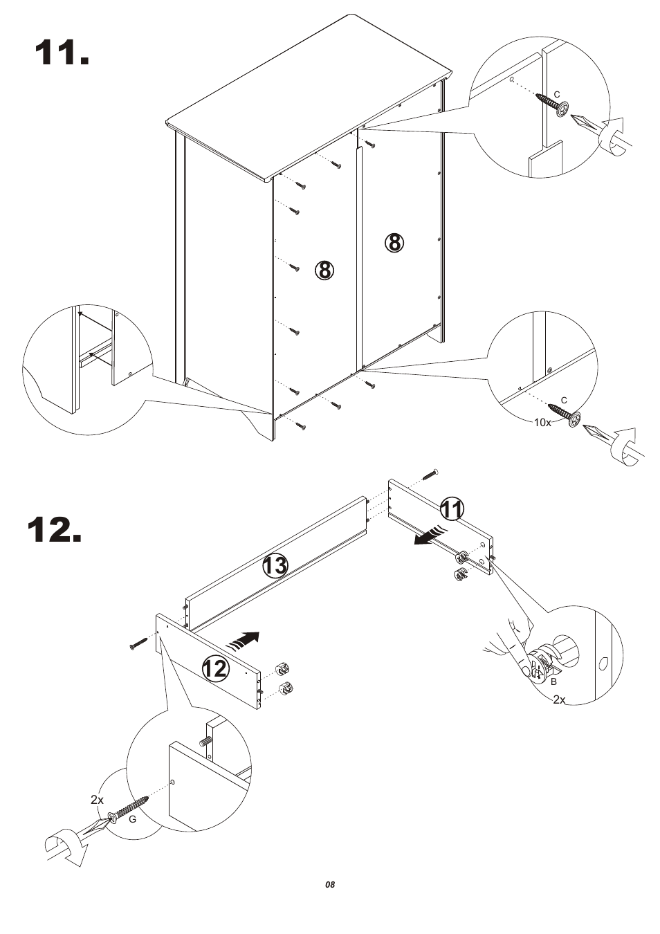 Storkcraft Beatrice 5 Drawer Chest User Manual | Page 9 / 13