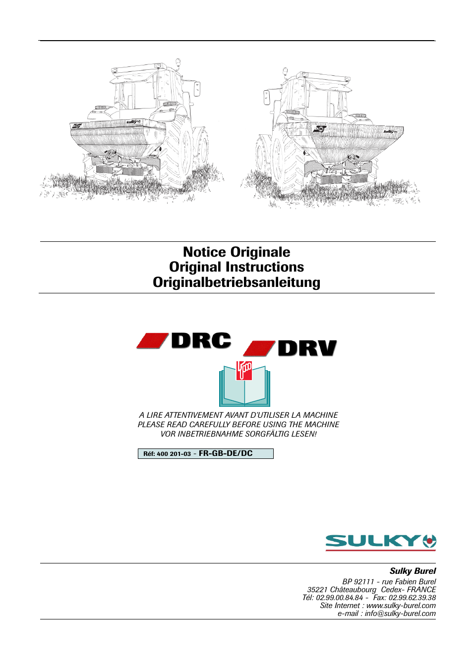 Sulky DRC User Manual | 55 pages