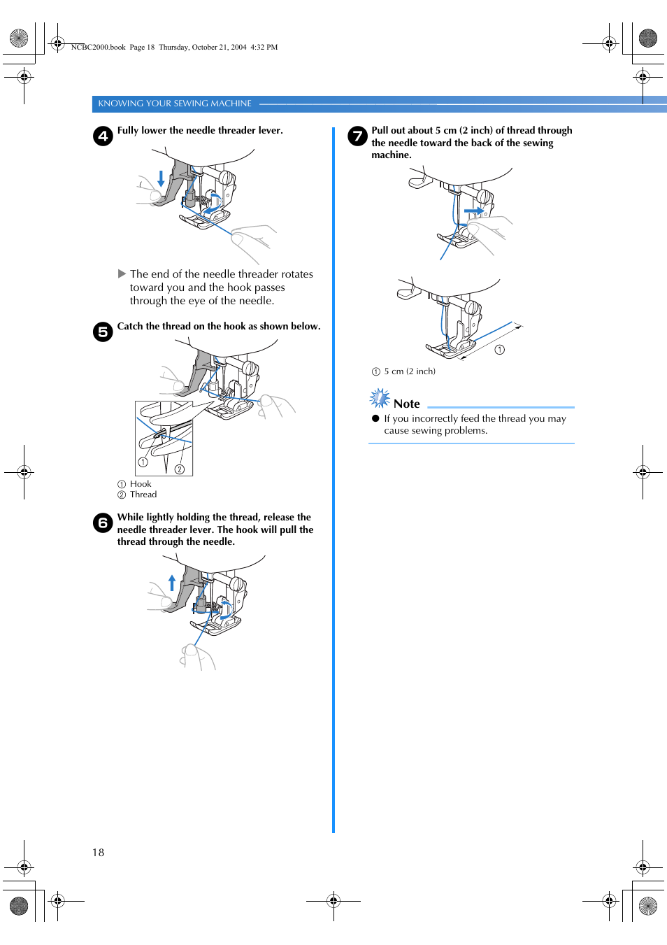 Brother EX 660 User Manual | Page 20 / 67