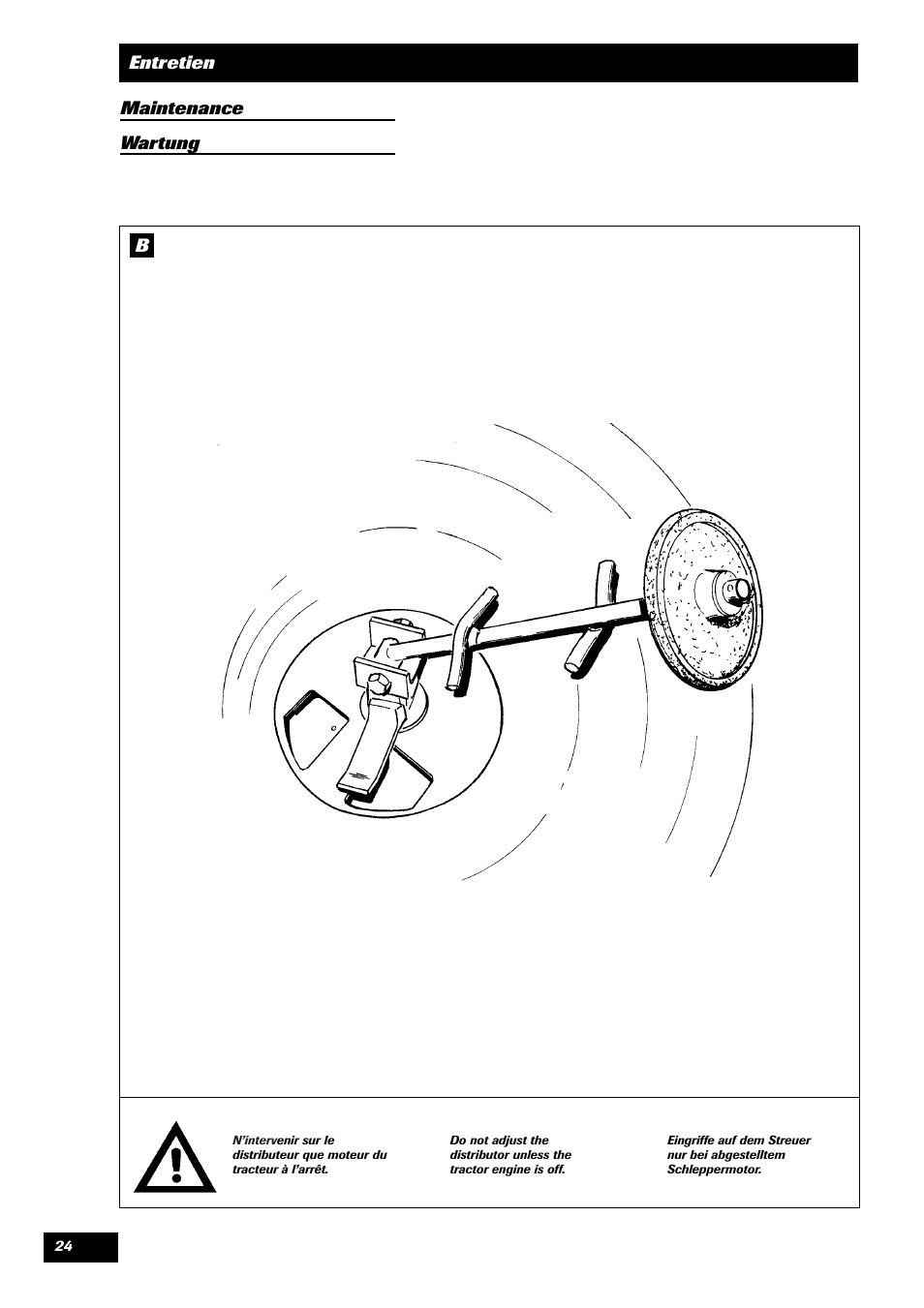 Entretien maintenance wartung | Sulky Monorotor R 400 User Manual | Page 25 / 26