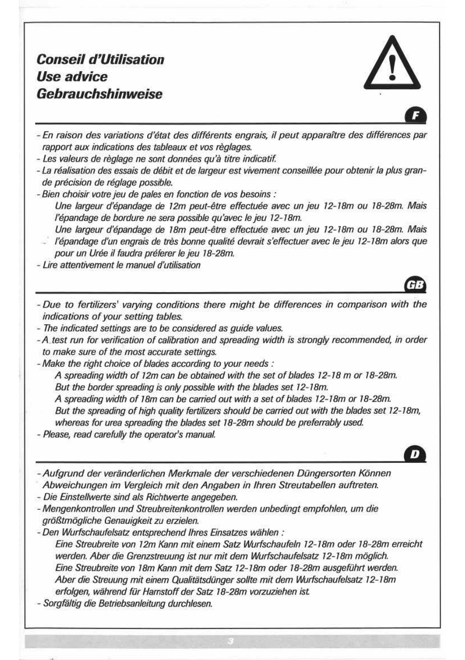 Sulky DPX 05 User Manual | Page 61 / 197