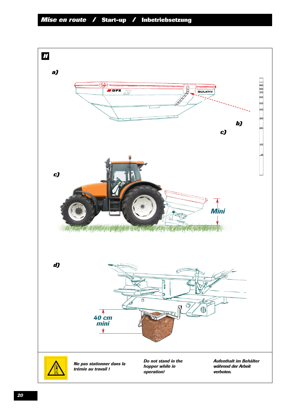 Mini | Sulky 70 years series DPX User Manual | Page 22 / 81