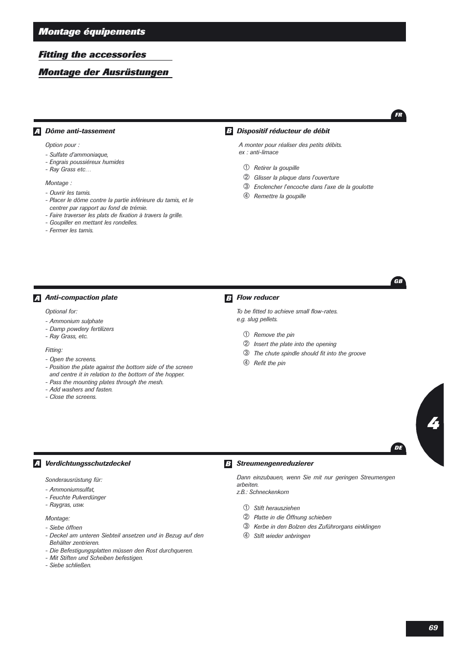Sulky DPX Expert User Manual | Page 70 / 76