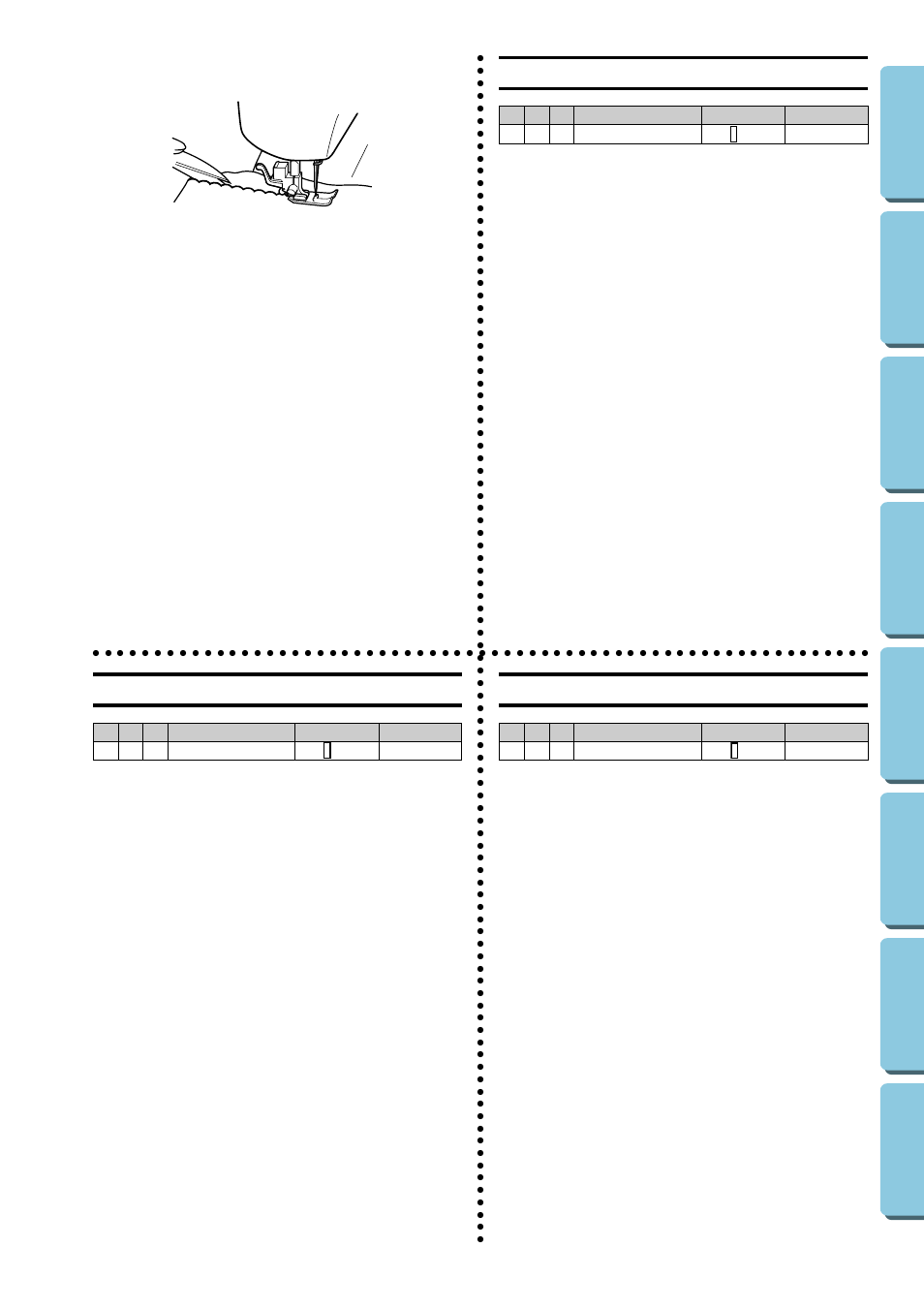 Scallop stitching, Puntada festón, Punto smerlo | Brother XL5020 User Manual | Page 51 / 82