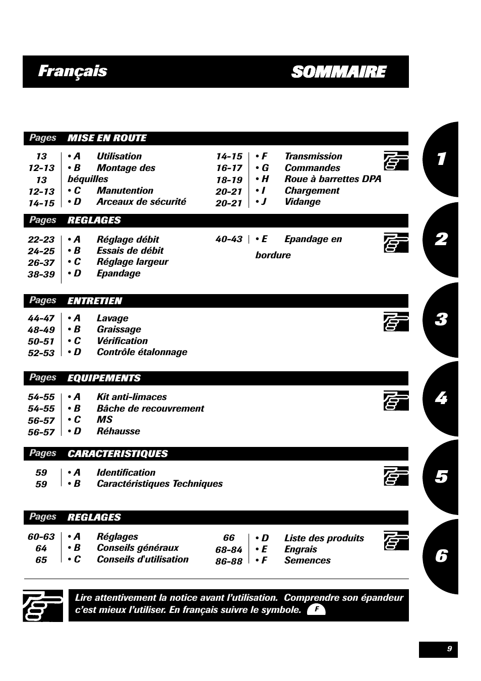 Sommaire français | Sulky DPA - XL User Manual | Page 11 / 90