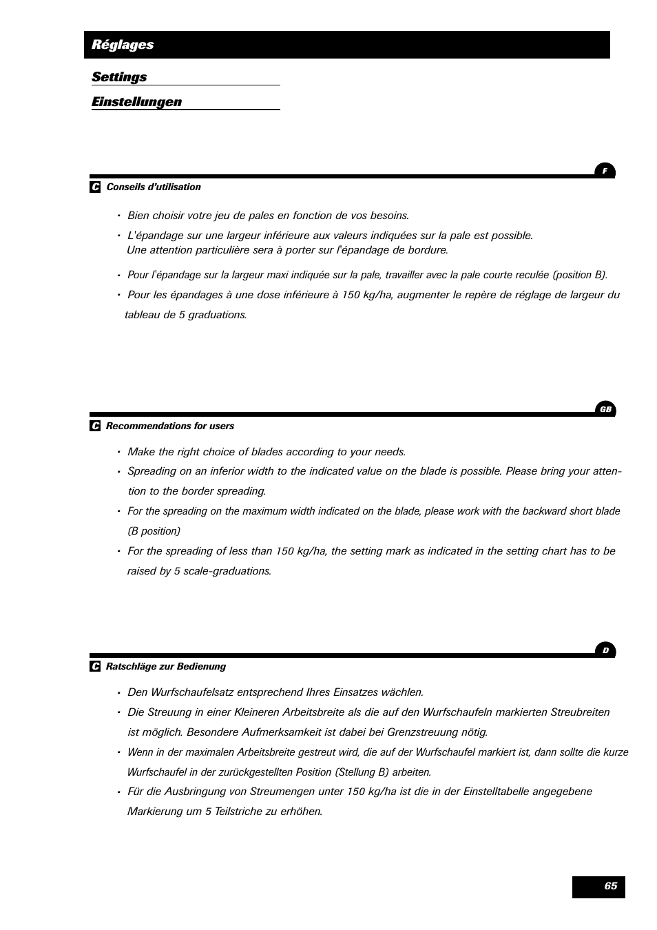 Sulky DPA - XL User Manual | Page 67 / 90