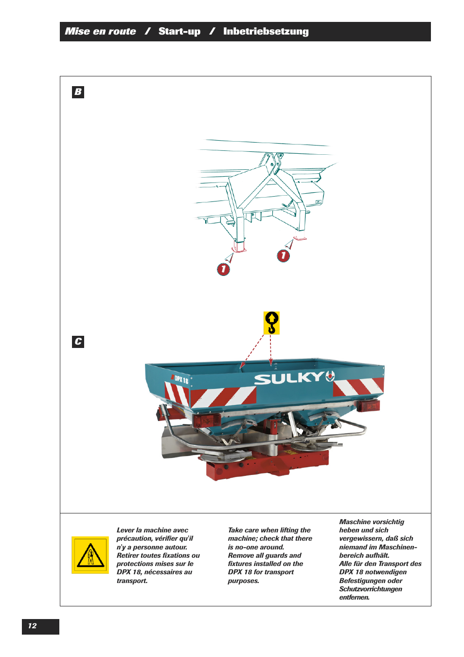 Sulky DPX 18 User Manual | Page 14 / 91