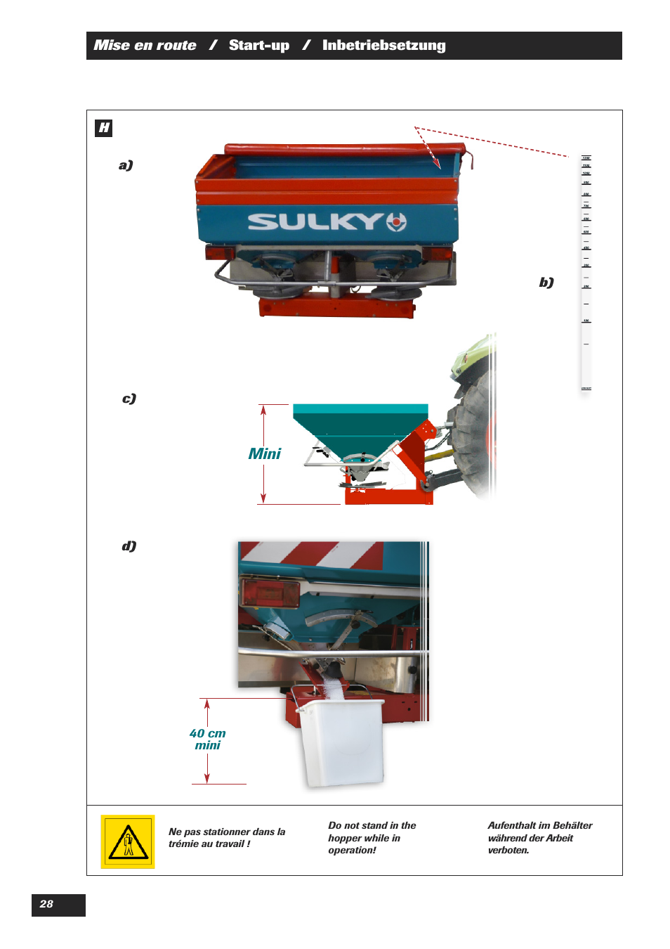 Mini | Sulky DPX 18 User Manual | Page 30 / 91
