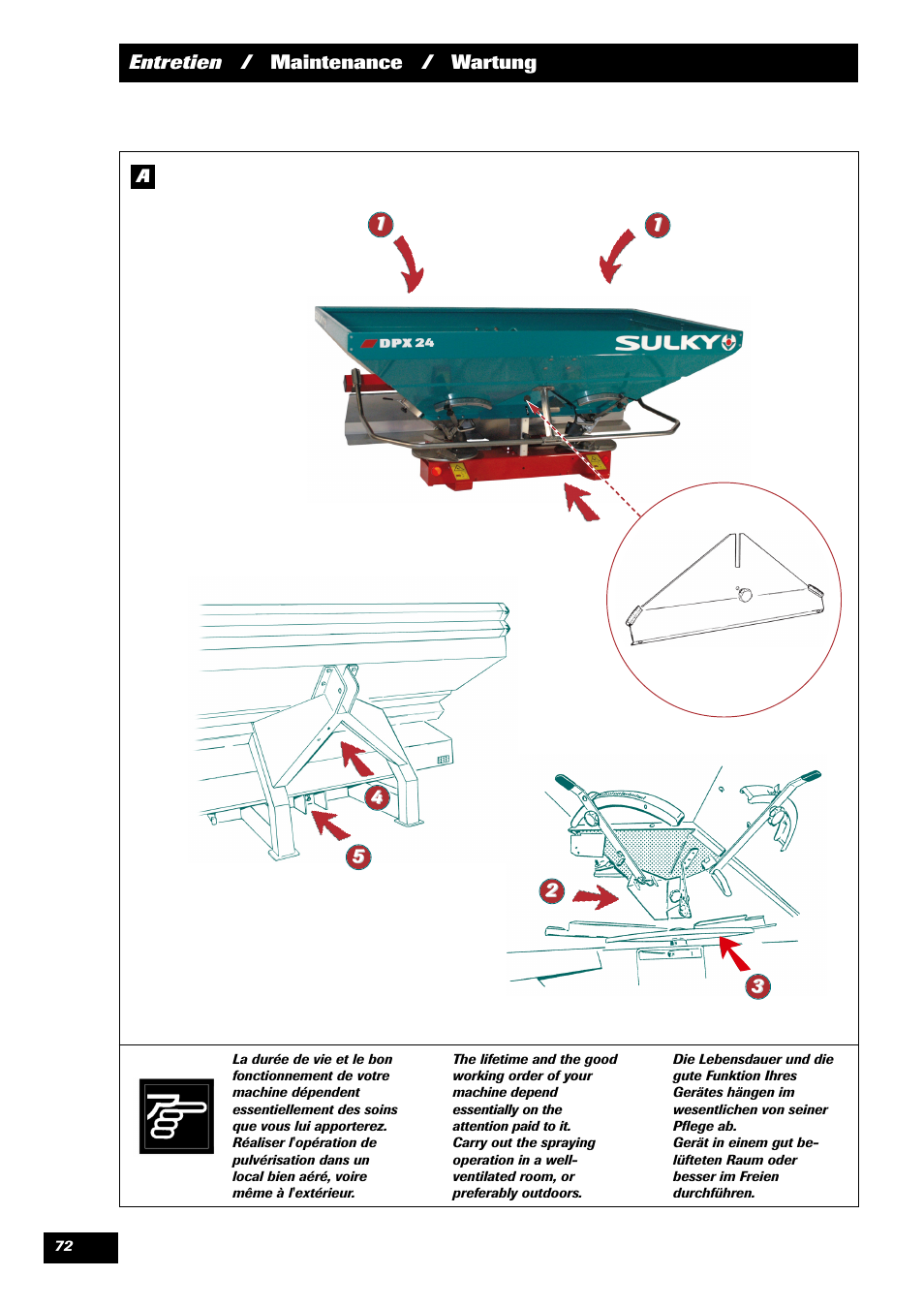 Sulky DPX 24 User Manual | Page 74 / 91