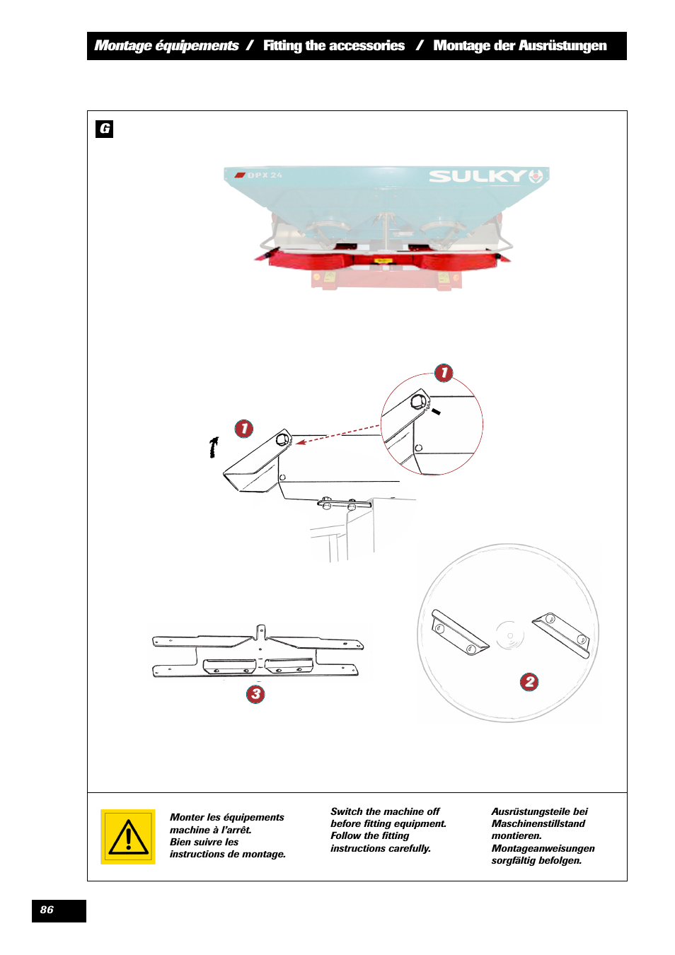 Sulky DPX 24 User Manual | Page 88 / 91