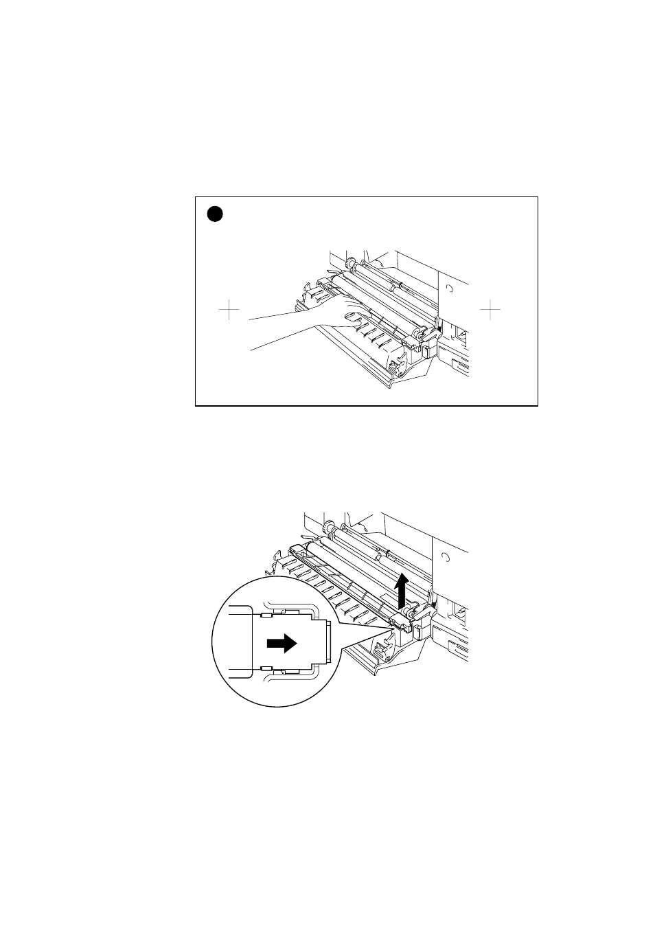 Paper discharger -22, Replacing the paper discharger -22 | Brother HL-2400C Series User Manual | Page 163 / 280