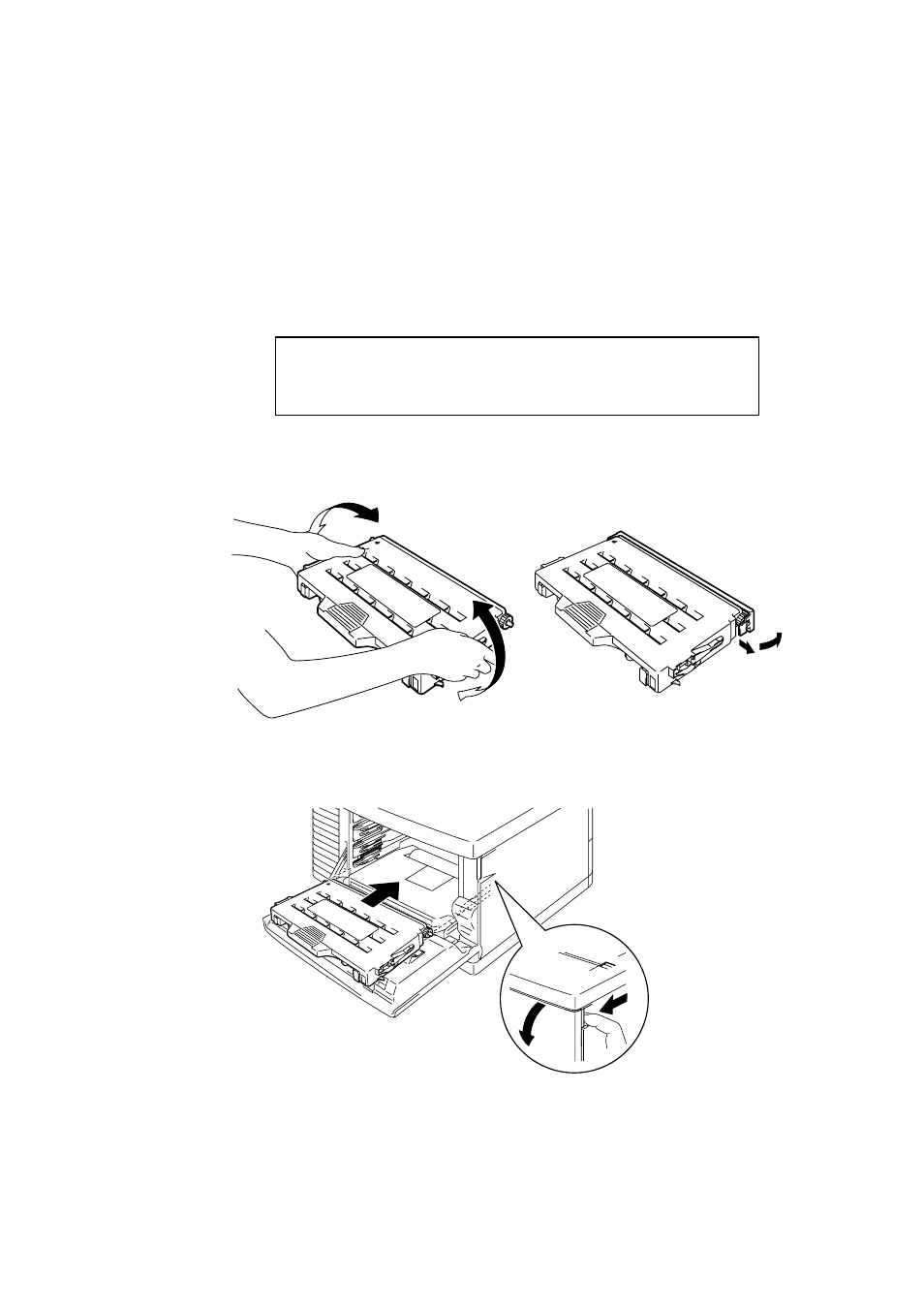 Installing the toner cartridges -7, Installing the toner cartridges | Brother HL-2400C Series User Manual | Page 34 / 280