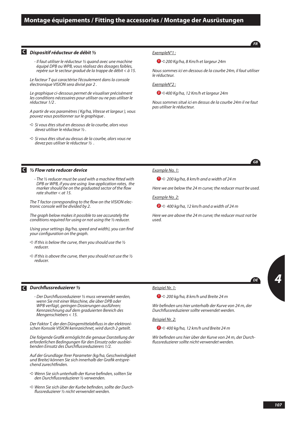 Sulky DX20-30 User Manual | Page 107 / 117