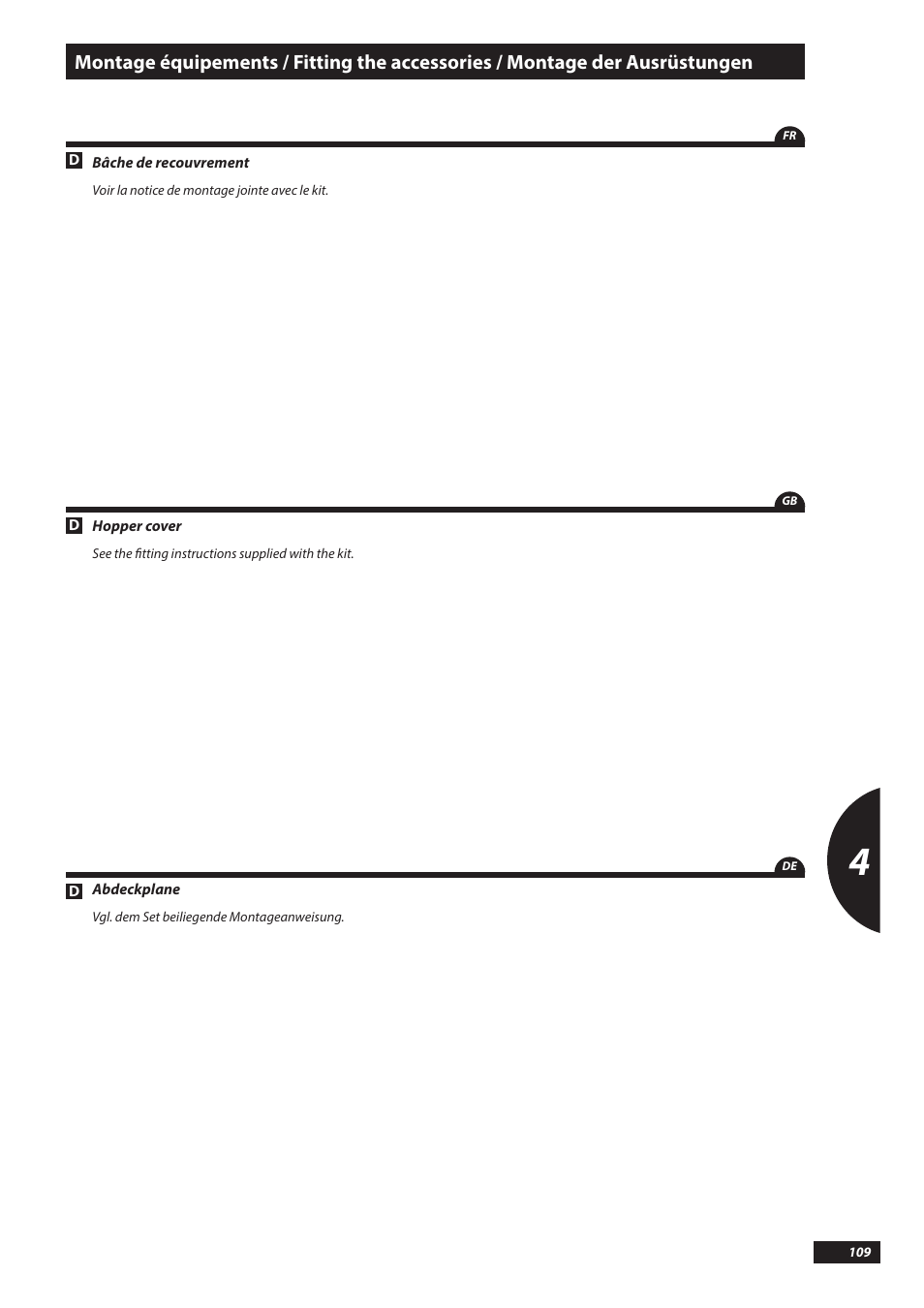 Sulky DX20-30 User Manual | Page 109 / 117