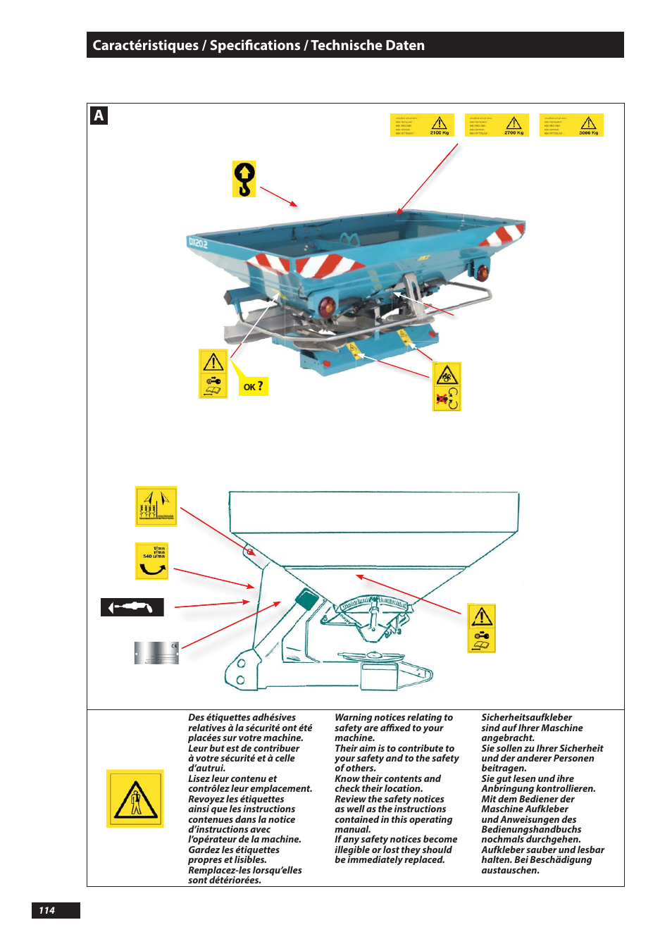 Sulky DX20-30 User Manual | Page 114 / 117