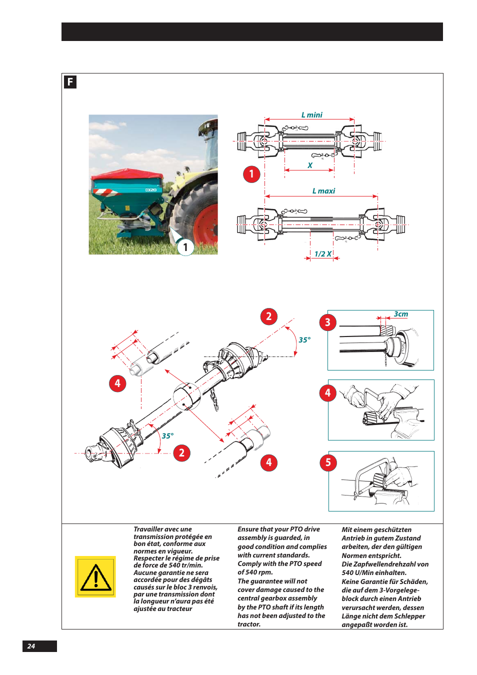 Sulky DX20-30 User Manual | Page 24 / 117