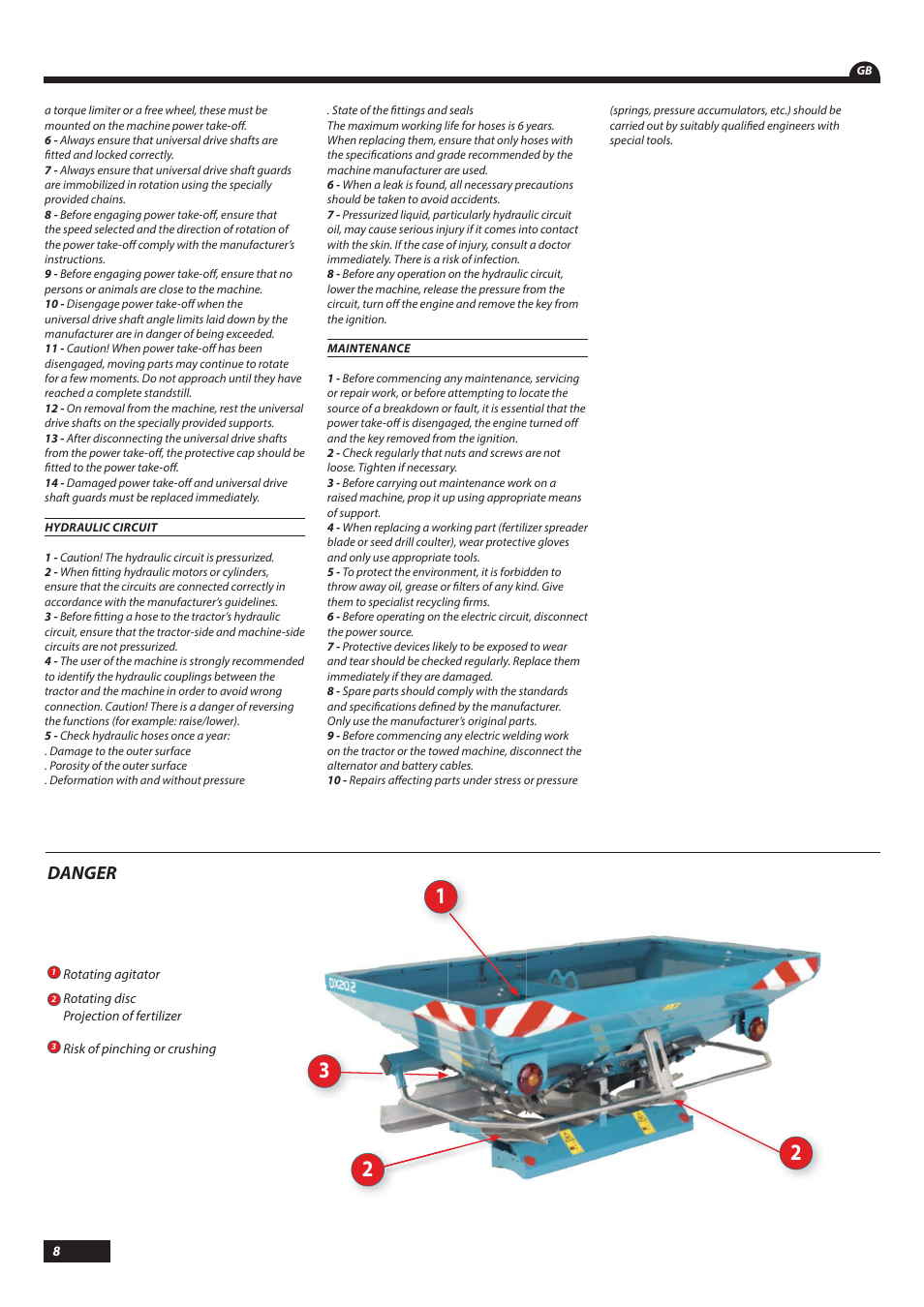 Sulky DX20-30 User Manual | Page 8 / 117