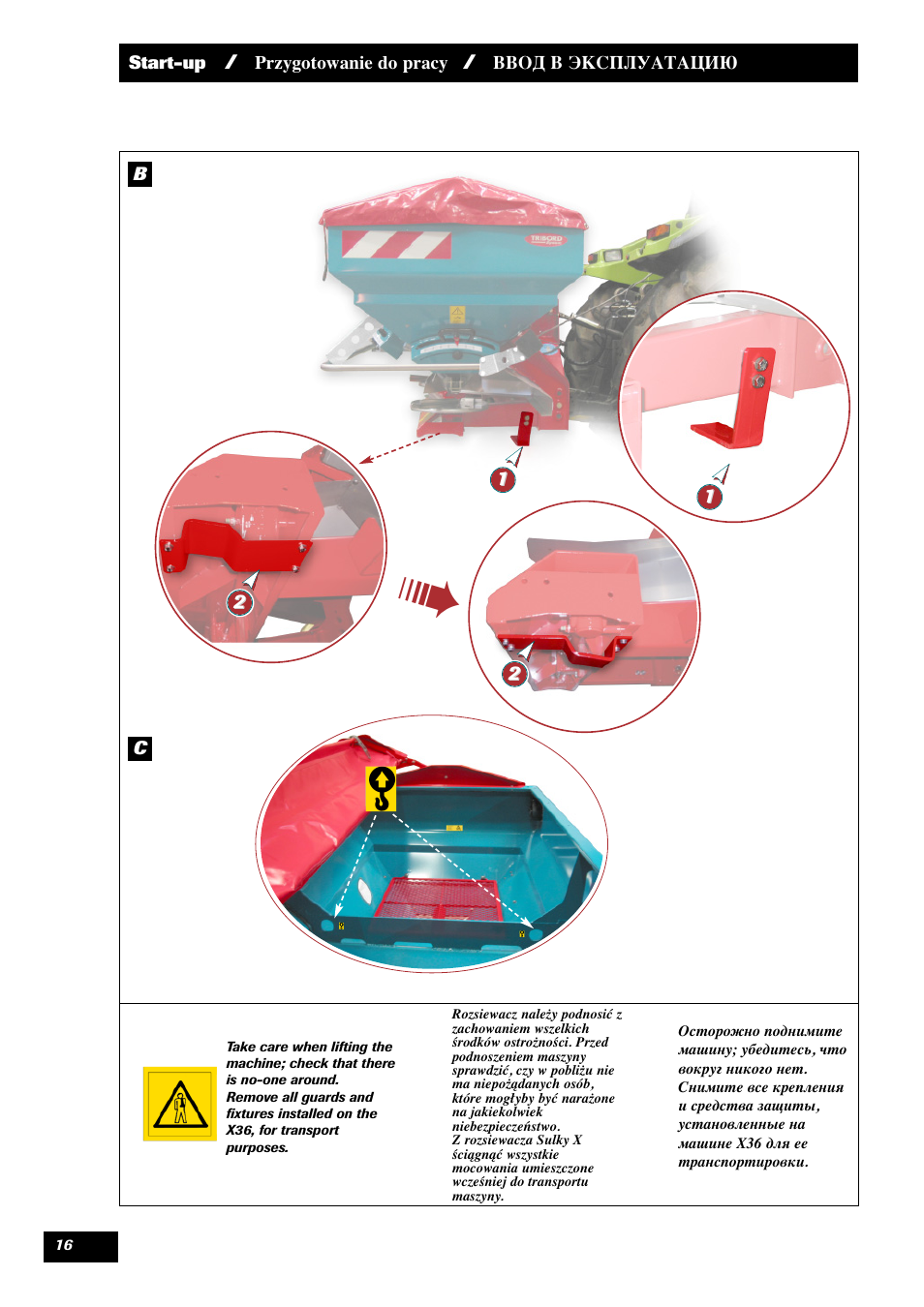 Sulky X 36 User Manual | Page 18 / 102