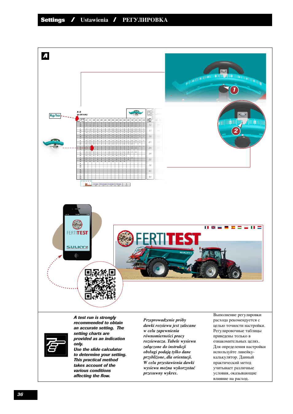 Sulky X 36 User Manual | Page 38 / 102